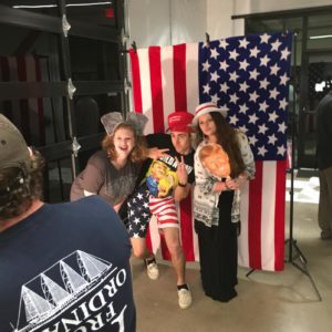 Anna Jane, Connor, and Madison at the Harris Media, LLC photo booth